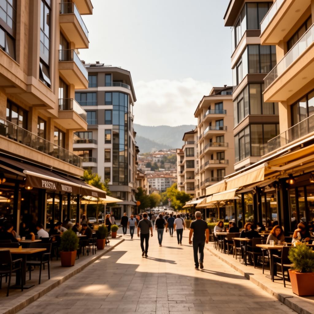 Pristina city streets